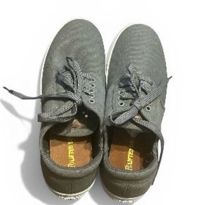 Men's Casual Low-Top Canvas Sneakers - Gray size 11